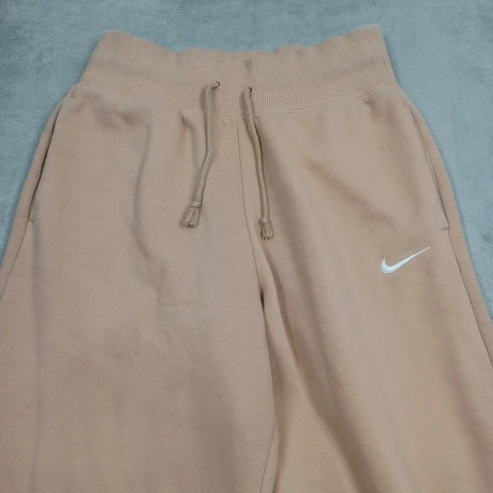 Nike Pants Womens Small Brown Loose Fit Jogger Fleece Activewear Running Gym